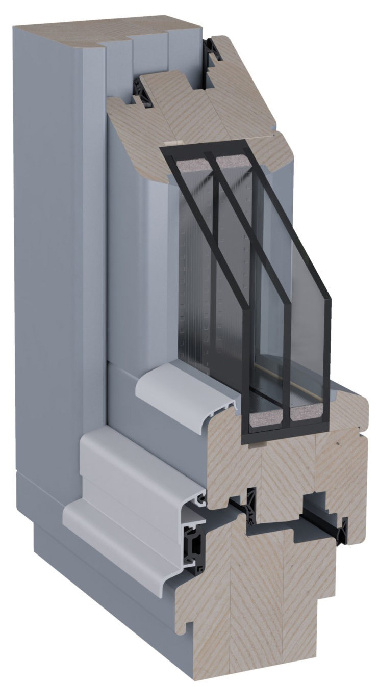 Energiesparfenster 92 mm